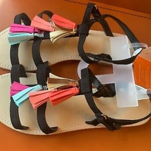 Gymboree gladiator Sandals Size 4 Kid Girl summer